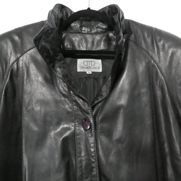 DMD - DITA MARTIN DESIGN | size 12 | Leather Jacket | Made In Canada 🟥🍁🟥 - Picture 5 of 16